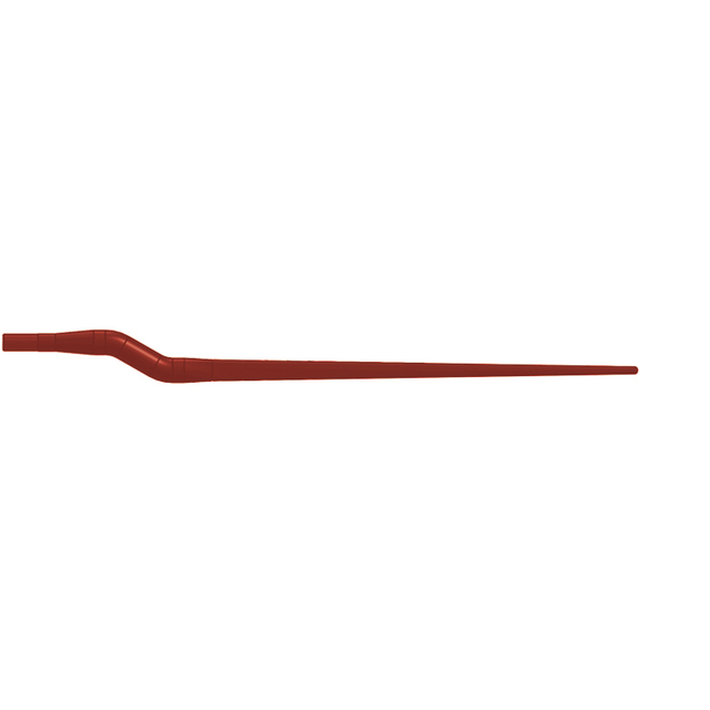 Dent de Fourche Ø36 LG 1100 M24X1.5 Profil H Coudee référence fournisseur 411793